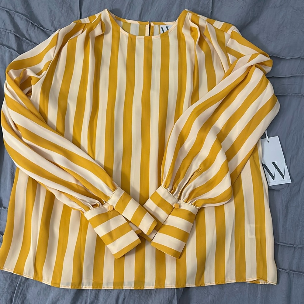 Worthington Striped Blouse